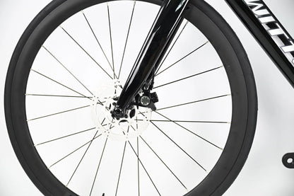 R5pro Carbon Fiber Road Bike 22/24 Speed Racing with Hydraulic Disc Brakes Available in 7 Sizes - 43.5/46/48/50/52/54/56