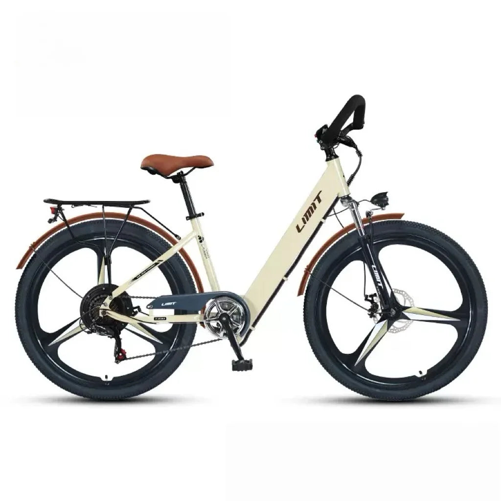 400W brushless motor city riding electric bicycle 48V20AH lithium battery electric moped adult bicycle 26-inch leisure E-Bike