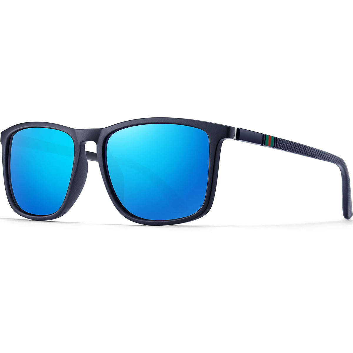 Classic Square Polarized Sunglasses – UV400 Lightweight Shades for Driving, Fishing &amp; Travel