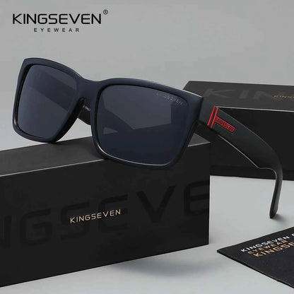 KINGSEVEN 750 Polarized Sunglasses – Square Frame, UV400, Unisex