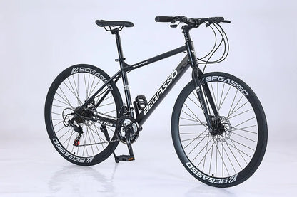 Cross-border wholesale 700C geared unisex road bike for urban outdoor commuting, adult student