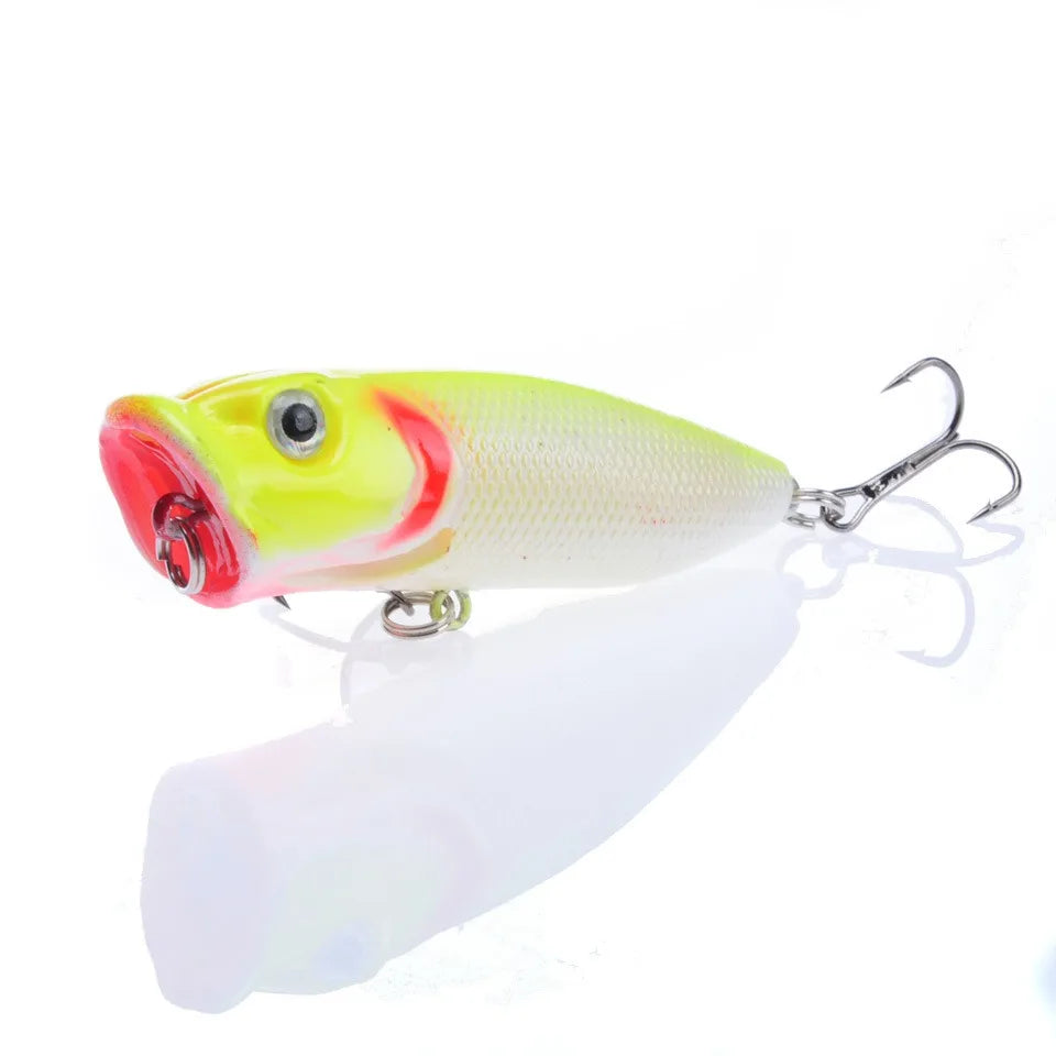 MingYan Topwater Popper Lure – 6.5cm / 12g, ABS Hard Bait, Size 