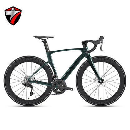TWITTER New CYCLONE RS-24S shift+105 derailleur carbon road bike 4-pistons oil disc brake racing bicycle 700*28C for men womem