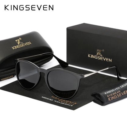 KINGSEVEN S28 Cat Eye Sunglasses – Plastic Frame, UV400, Women