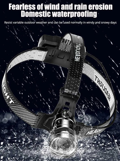300000000LM Upgrade 4*White laser Headlamp Fishing Headlight 18650 Battery Flashlight USB Rechargeable Head Lights Torch Lantern