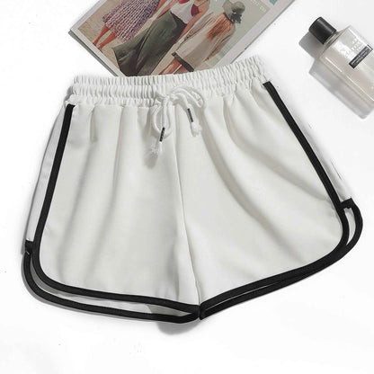 1pcs Summer Women Casual Solid Shorts Girl Gym Workout Shorts Pants Ladies Mid Waisted Yoga Short Student  Loose Shorts S-3XL