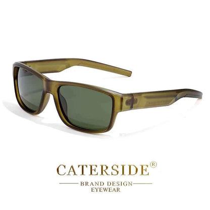 CATERSIDE New Polarized Sunglasses Men Outdoor Sports Small Frame Sun Glasses Fishing Cycling Fashion Eyewear Lunette De Soleil