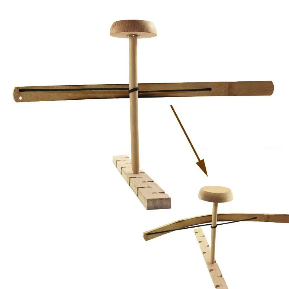 For Outdoor Survival Camping Hiking Emergency Fire Ignition Equipment Bow Drill Friction Fire Starter Wood Make Tool Kit