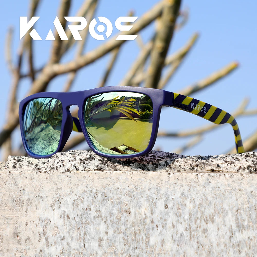 KAROS YZ2024 Polarized Square Sunglasses – UV400 Unisex, Outdoor Sport