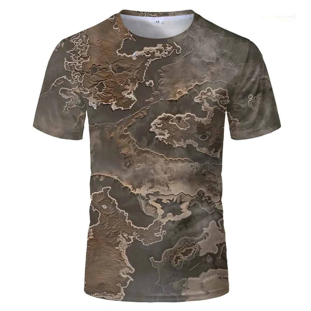 Camo Print Hunting T-Shirt – Breathable Short-Sleeve Outdoor Tee for Men, Women &amp; Kids