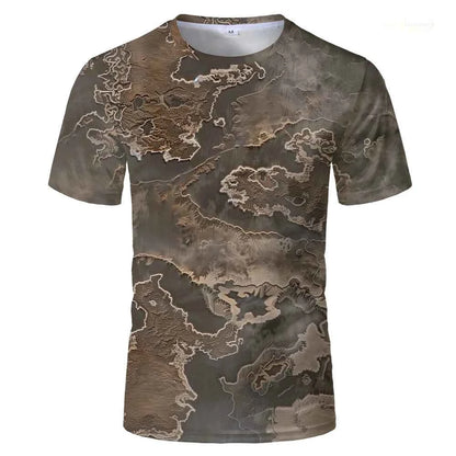 Camo Print Hunting T-Shirt – Breathable Short-Sleeve Outdoor Tee for Men, Women &amp; Kids