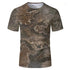 Camo Print Hunting T-Shirt – Breathable Short-Sleeve Outdoor Tee for Men, Women & Kids