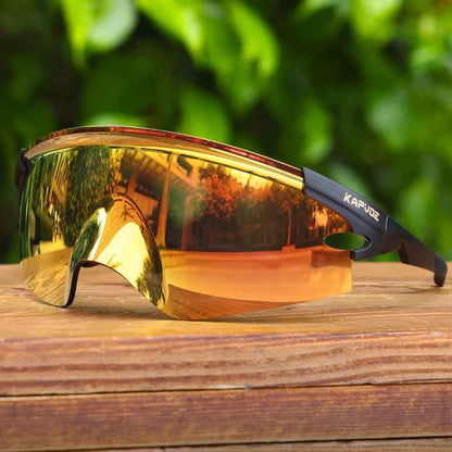 Kapvoe Man Cycling Glasses Sports Sunglasses Road Bike Mountain Bicycle Cycle Glasses Riding Goggle Sports Eyewear for Women 2026