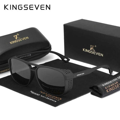 KINGSEVEN Fashion Large Frame Polarized Sunglasses – UV400 Vintage Style