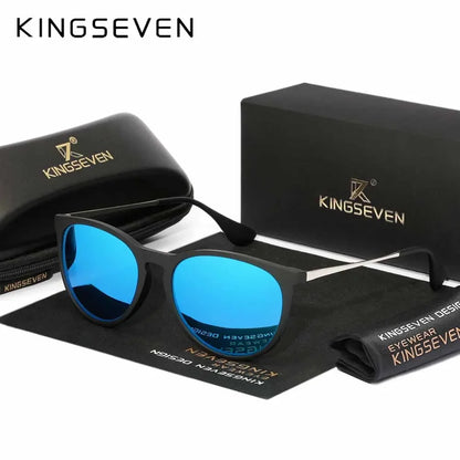 KINGSEVEN S28 Cat Eye Sunglasses – Plastic Frame, UV400, Women