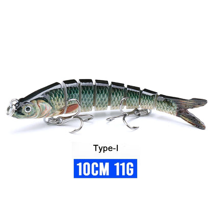VTAVTA Jointed Swimbait Crankbait – Sinking Wobbler, 6/7/8-Segment, 10–14cm, 60+ Colors