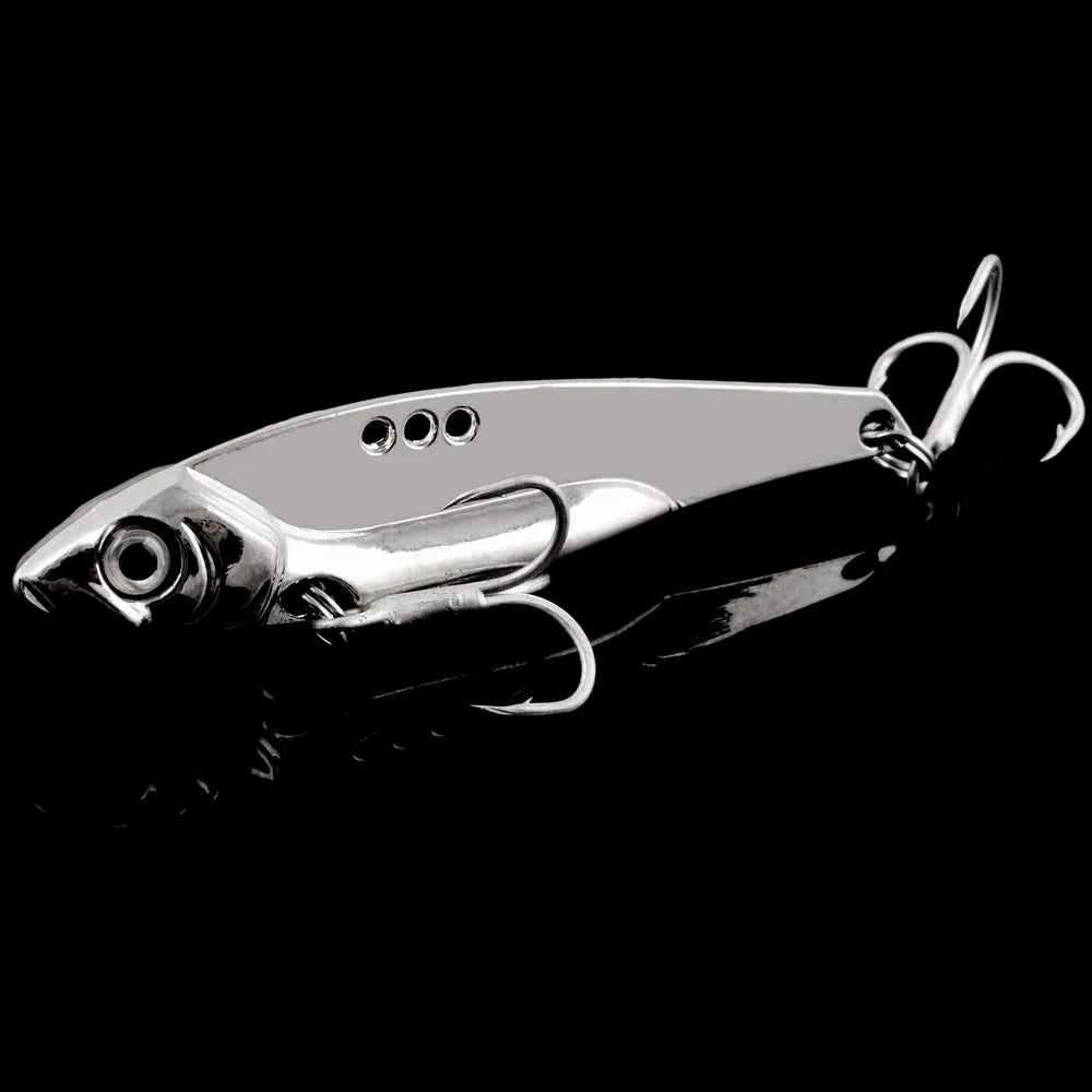 18-Piece Metal VIB Fishing Lure Kit – 5g–30g Sinking Blade Spinner | 3D Eyes | Bass, Pike &amp; Perch | All Waters