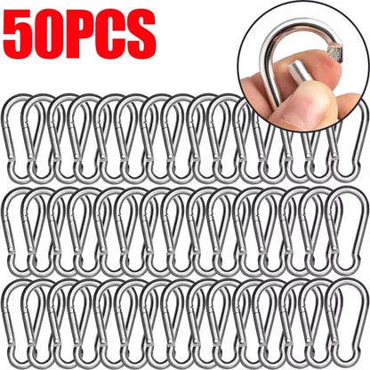Mini Carabiner Alloy Survival Gear Camp Mountaineering Hook Outdoor Carabiner Keychain Tourist Hooks Fishing Buckle Wholesale