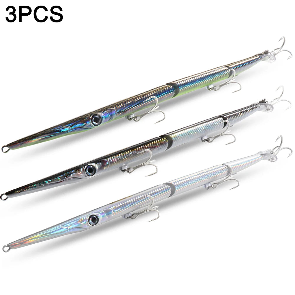 GOBAIT Jointed Pencil Bait – Multi-Joint Sinking Lure for Bass, Pike &amp; Predatory Fish (150mm / 255mm)