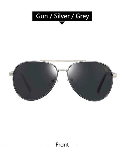 Audi UV400 Polarized AntiGlare Retro Flight Sunglasses Glasses for Motorcycle Classic FrogEye Outdoor Glasses Men Women 501