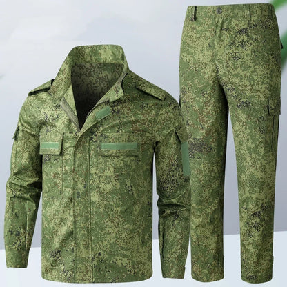 Russian Camouflage Tactical Suit Combat Uniform Men Field Training Clothes Outdoor Hunting Ghillie Suit Jacket Pants Plus Size