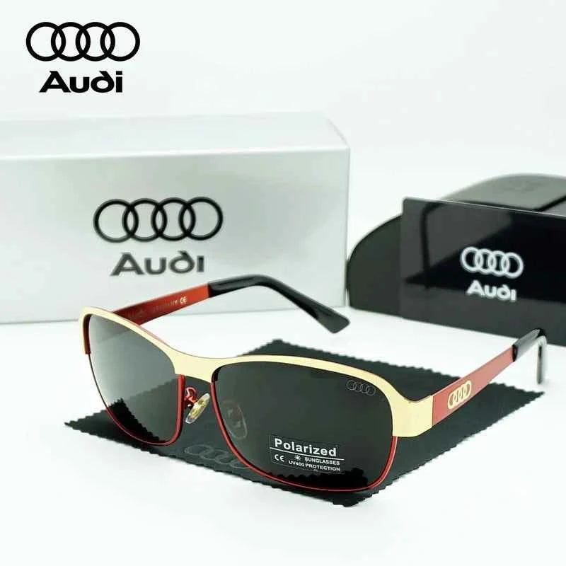 AUDI New Polarized Sunglasses Men Women Unisex Luxury Brand Driving Sun Glasses Male Female   UV400 Goggles