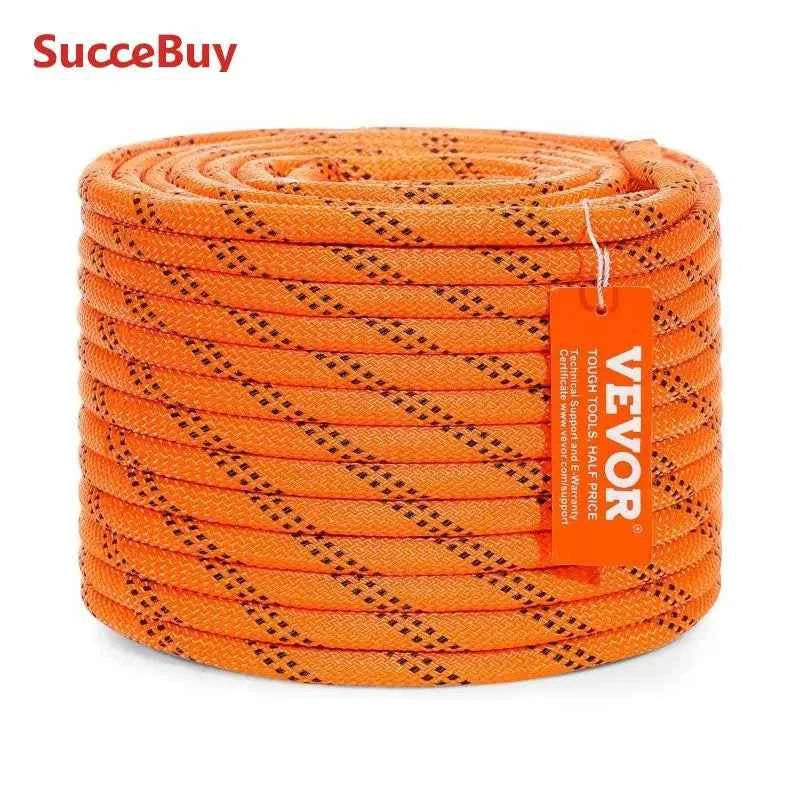 120ft Double Braid Polyester Rope – 3/8" or 1/2" 48-Strand Climbing & Arborist Rope