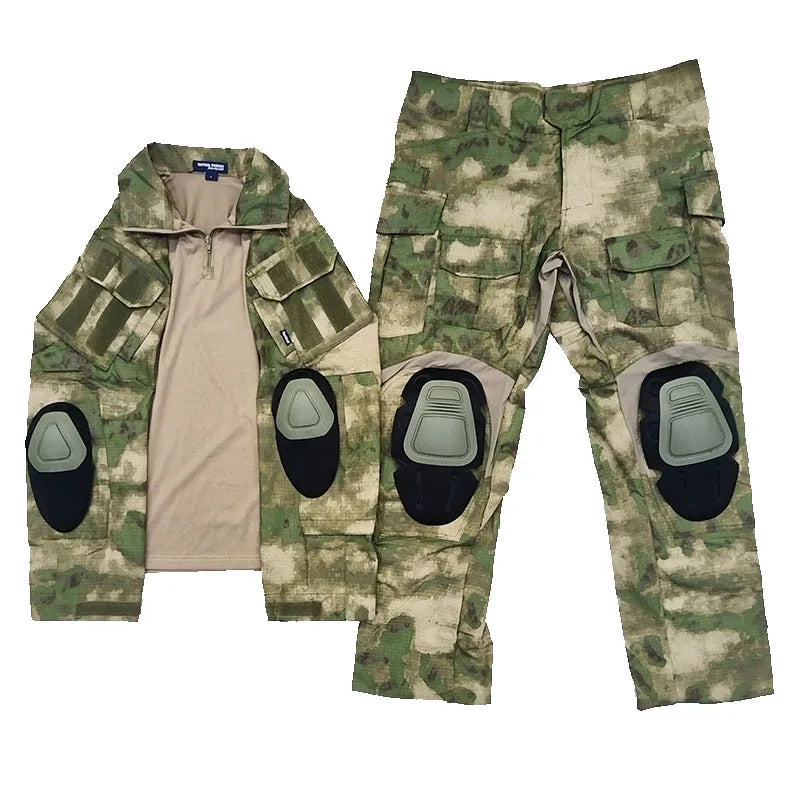 G3 Combat Uniform Tactical Sets Combat Shirt Cargo Pantsuit Training Hiking Hunting Clothes Wear-resisting Suit