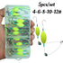 Carp Fishing Anti-Float Double Hook Line Baitcasting Kit Water Resistance Ise Ni Fish Hook Set Bottom Hanging Float Fishing Doub