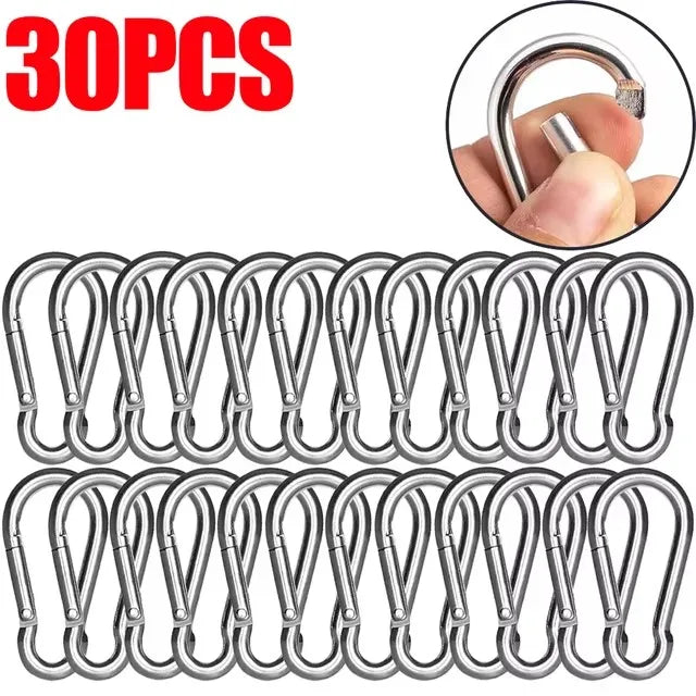 Mini Carabiner Alloy Survival Gear Camp Mountaineering Hook Outdoor Carabiner Keychain Tourist Hooks Fishing Buckle Wholesale