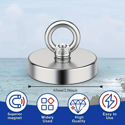 Neodymium Fishing Magnet Kit – J-Series Magnet Fishing Set for River Retrieval &amp; Outdoor Use