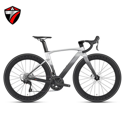 TWITTER New CYCLONE RS-24S shift+105 derailleur carbon road bike 4-pistons oil disc brake racing bicycle 700*28C for men womem