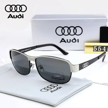 Audi Polarized Sunglasses – Unisex UV400 Anti-Reflective Alloy Frame Driving Glasses