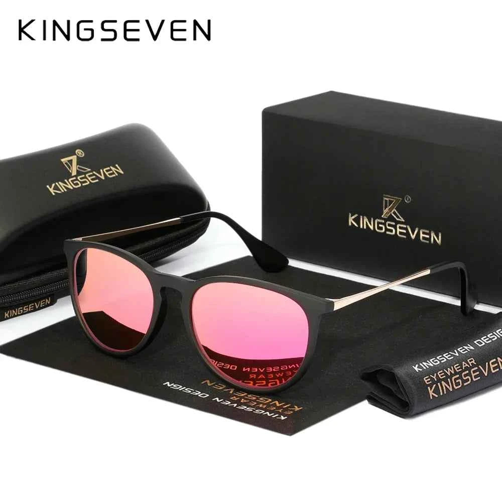 KINGSEVEN S28 Cat Eye Sunglasses – Plastic Frame, UV400, Women