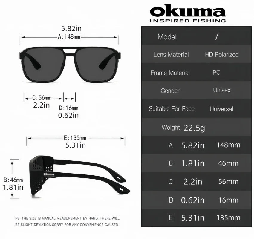 Polarized Sport Sunglasses UV400 – Anti-Glare, Cycling, Driving &amp; Fishing