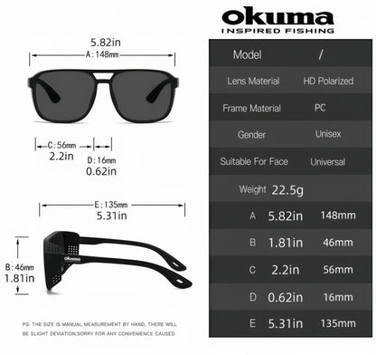 Polarized Sport Sunglasses UV400 – Anti-Glare, Cycling, Driving &amp; Fishing