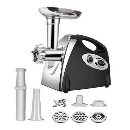 2800W Heavy-Duty Electric Meat Grinder &amp; Sausage Stuffer – Stainless Steel | 80kg/hr Capacity