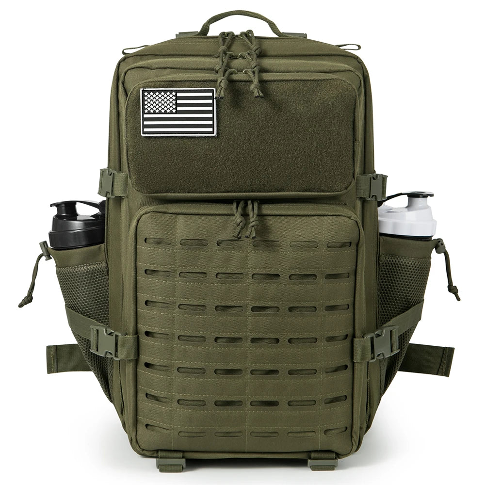 45L Tactical Backpack with Double Cup Holder – Hunting, Hiking &amp; Camping Gear Pack (7 Colors)