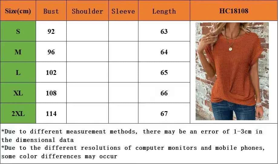 2024 New cross-border solid color round-collar T-shirt elegant short-sleeved twisted top spring and summer women&