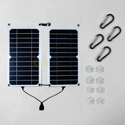 Portable Solar Panel Charger – 5V USB | Camping, Hiking &amp; Outdoor Phone Charging