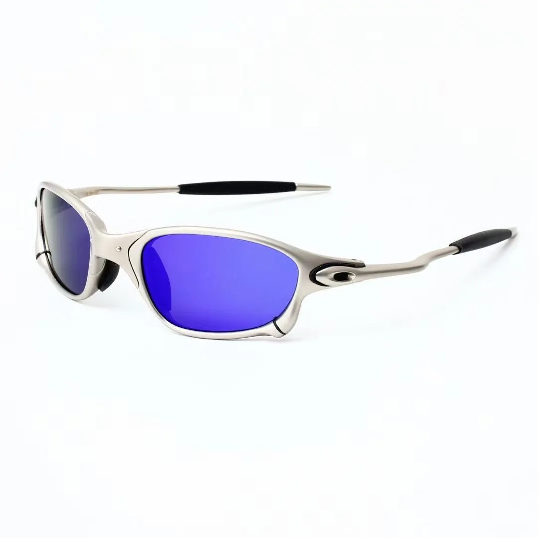 Metal Frame Polarized Sport Sunglasses – UV Protection, Windproof, Unisex