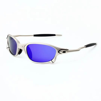 Metal Frame Polarized Sport Sunglasses – UV Protection, Windproof, Unisex