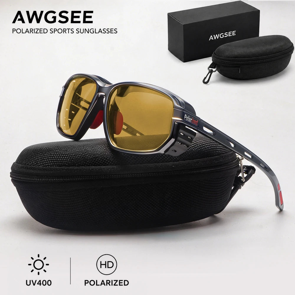 Polarized Fishing &amp; Sports Goggles – Foam Seal, Photochromic Option, UV400, 5 Lens Modes
