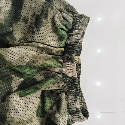 Mesh Ghillie Suit – Breathable Camo Hoodie &amp; Pants Set for Hunting, Fishing &amp; Tactical Use