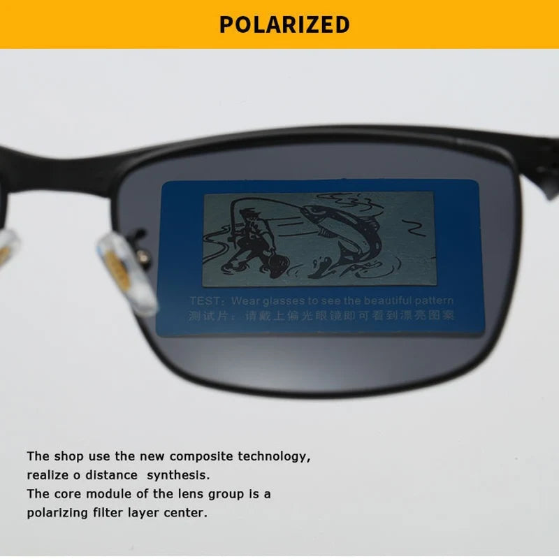 Audi Polarized Driving Sunglasses – UV400 Anti-Glare Alloy Frame | Rectangle Pilot Style
