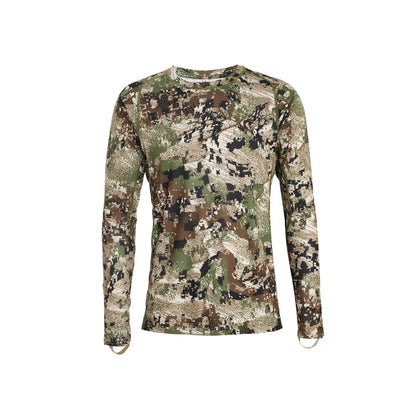 Long Sleeve Hunting Fishing Pullover, Polyester Camouflage, Anti-bacterial, Quick Dry, Sweat, High-grade, Autumn