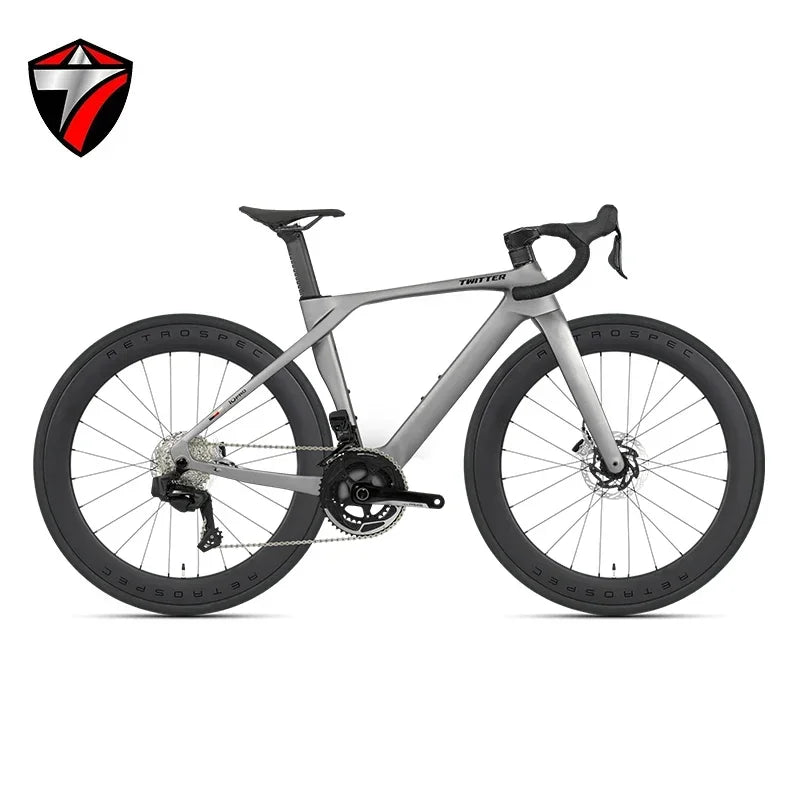 TWITTER T10pro Electronic Variable Speed,bicycle EDS TX7100-24Speed T800 Carbon Fiber Road Bike,Hydraulic Disc Brake велосипед