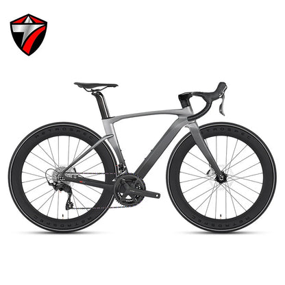TWITTER New CYCLONE RS-24S shift+105 derailleur carbon road bike 4-pistons oil disc brake racing bicycle 700*28C for men womem