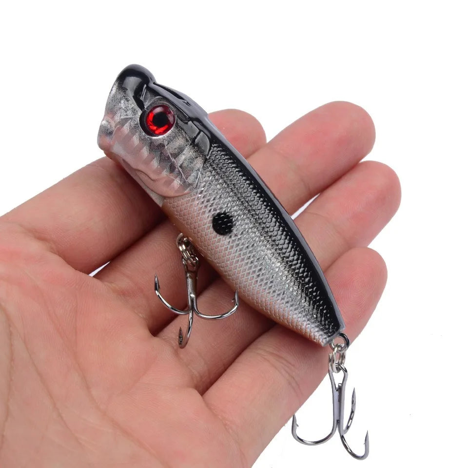 MingYan Topwater Popper Lure – 6.5cm / 12g, ABS Hard Bait, Size 
