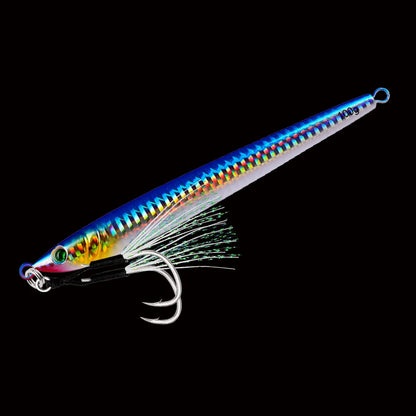 5-Piece Deep Sea Metal Jig Set – Fast-Sinking Slow Jig Spoon Lures | 60g, 80g &amp; 100g | Ocean &amp; Freshwater